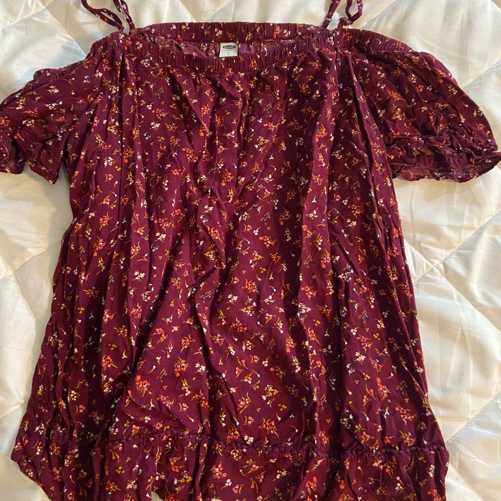 old navy off the shoulder blouse